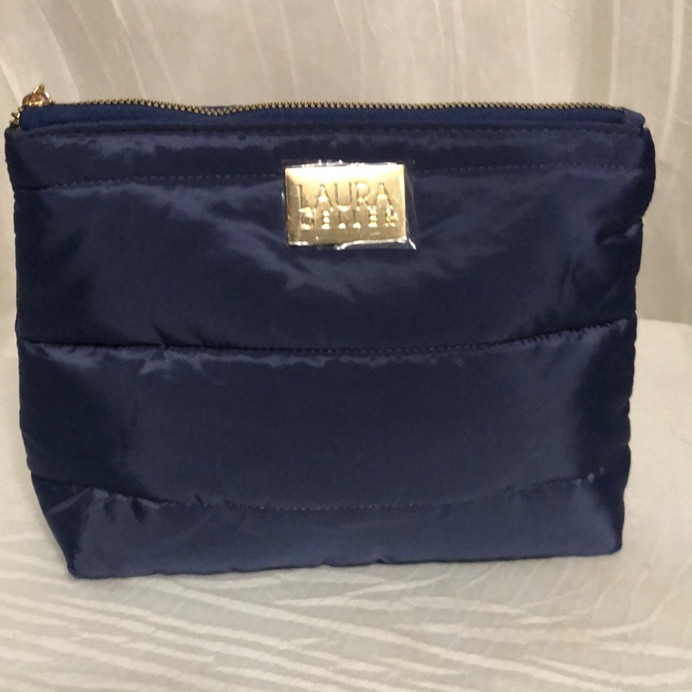 Laura Gellar Quilted Cosmetic Bag NWOT